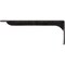Ekena Millwork Embrey Steel Bracket, Antiqued Pewter 2"W x 16"D x 6 1/2"H BKTM02X16X06EBAPW - alternate 5